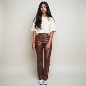 Habitual Chocolate Coated Flare Leg Jeans